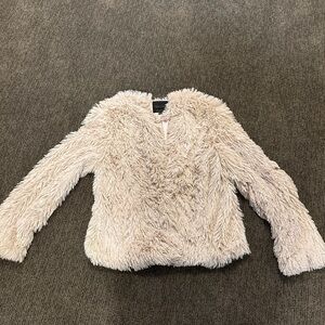 Women’s sanctuary size M cozy  Faux Fur Jacket - Cream